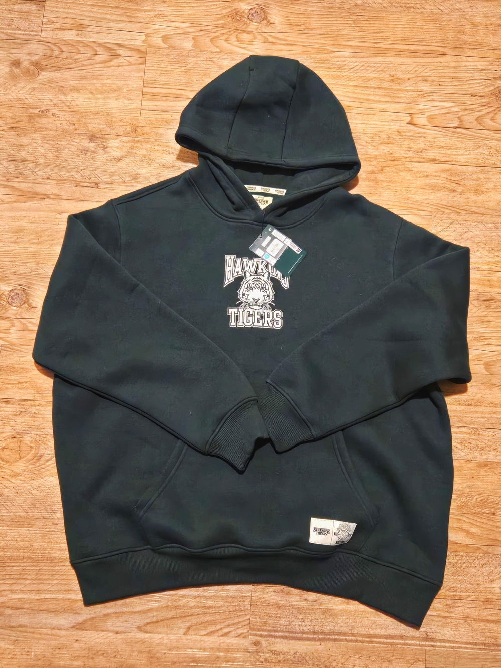 Hawkins Tigers Dark Green Hooded Sweatshirt